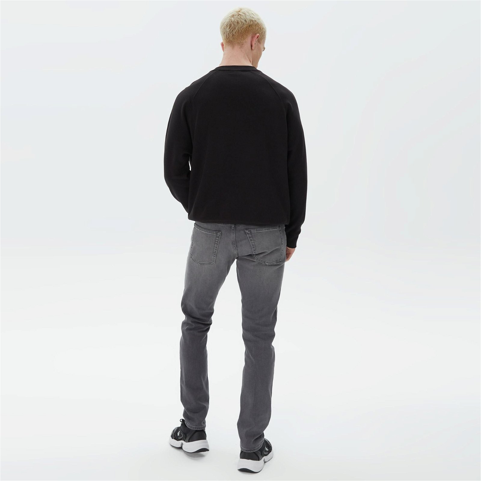 Calvin Klein Jeans Slim Erkek Gri Jean