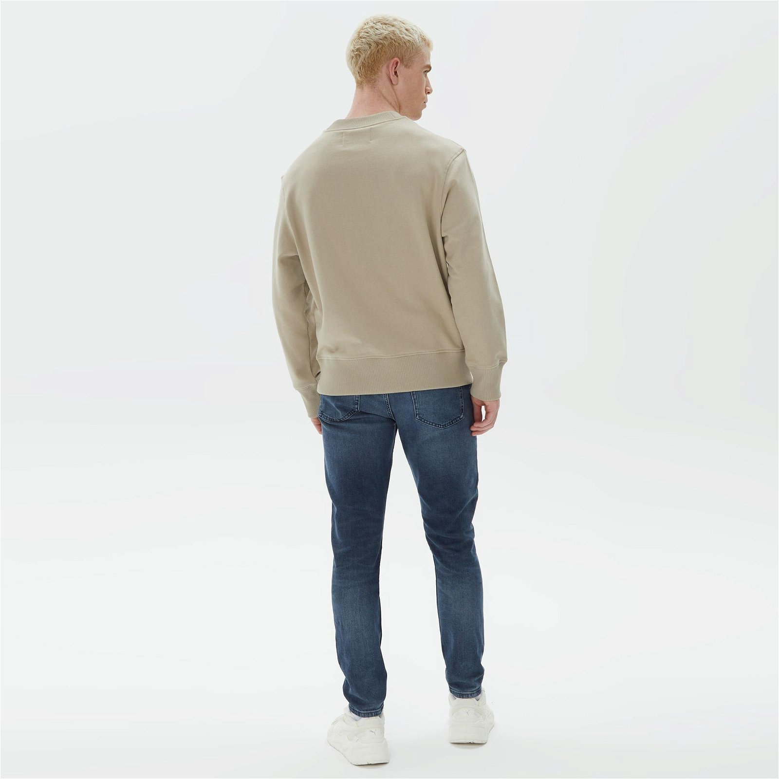 Calvin Klein Jeans Slim Taper Erkek Mavi Jean