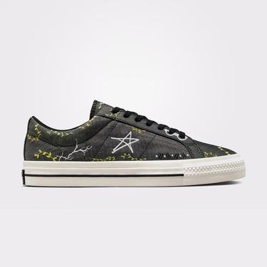 Converse Cons One Star Pro Embroidery Unisex Siyah Sneaker