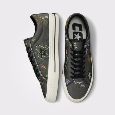  Converse Cons One Star Pro Embroidery Unisex Siyah Sneaker