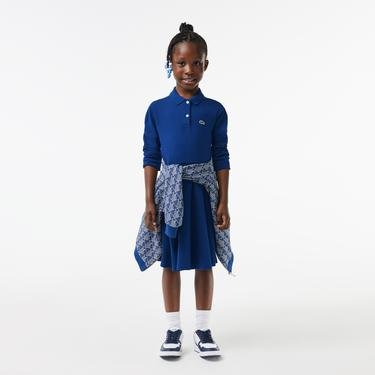  Lacoste Kız Çocuk Lacivert Elbise