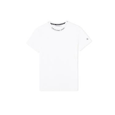  Calvin Klein Jeans Intarsia 2-Pack Kısa Kollu Çocuk Beyaz T-Shirt