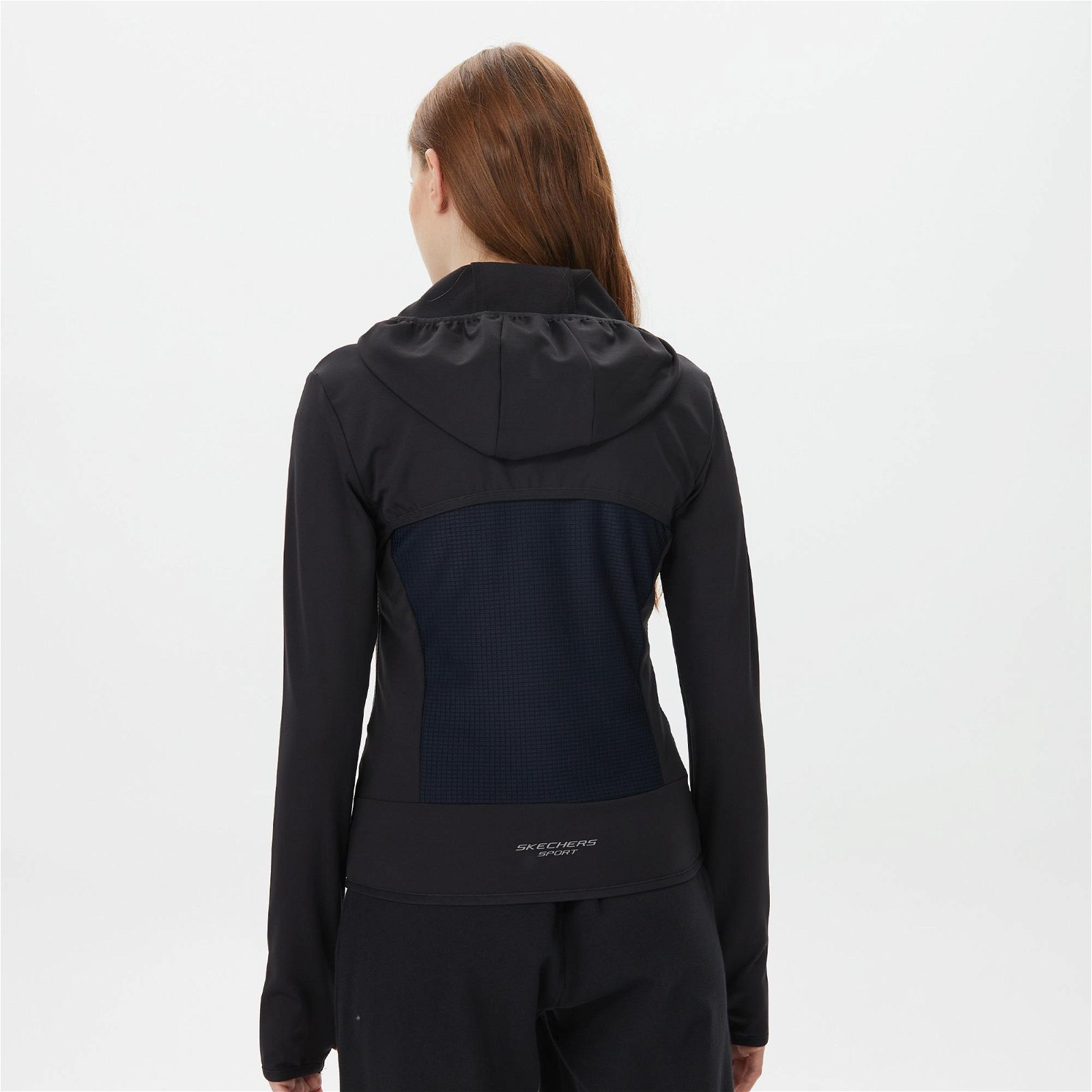 Skechers Performance Collection Full Zip Kadın Siyah Sweatshirt