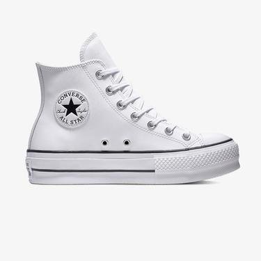  Converse Chuck Taylor All Star Leather Platform Unisex Beyaz Sneaker