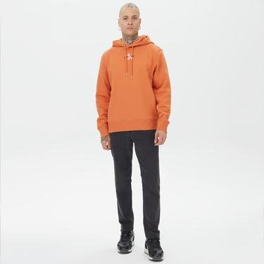  Calvin Klein Jeans Monologo Erkek Turuncu Sweatshirt