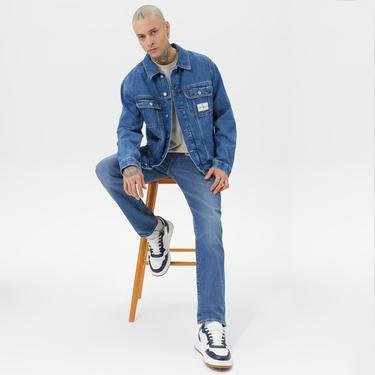  Calvin Klein Jeans Regular 90'S Denim Erkek Mavi Mont