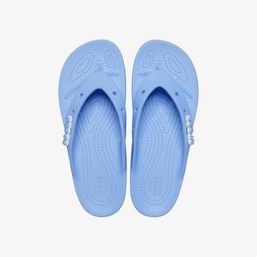  Crocs Classic Platform Flip Kadın Mavi Terlik