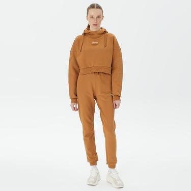  UNITED4 Classic Kadın Kahverengi Sweatshirt