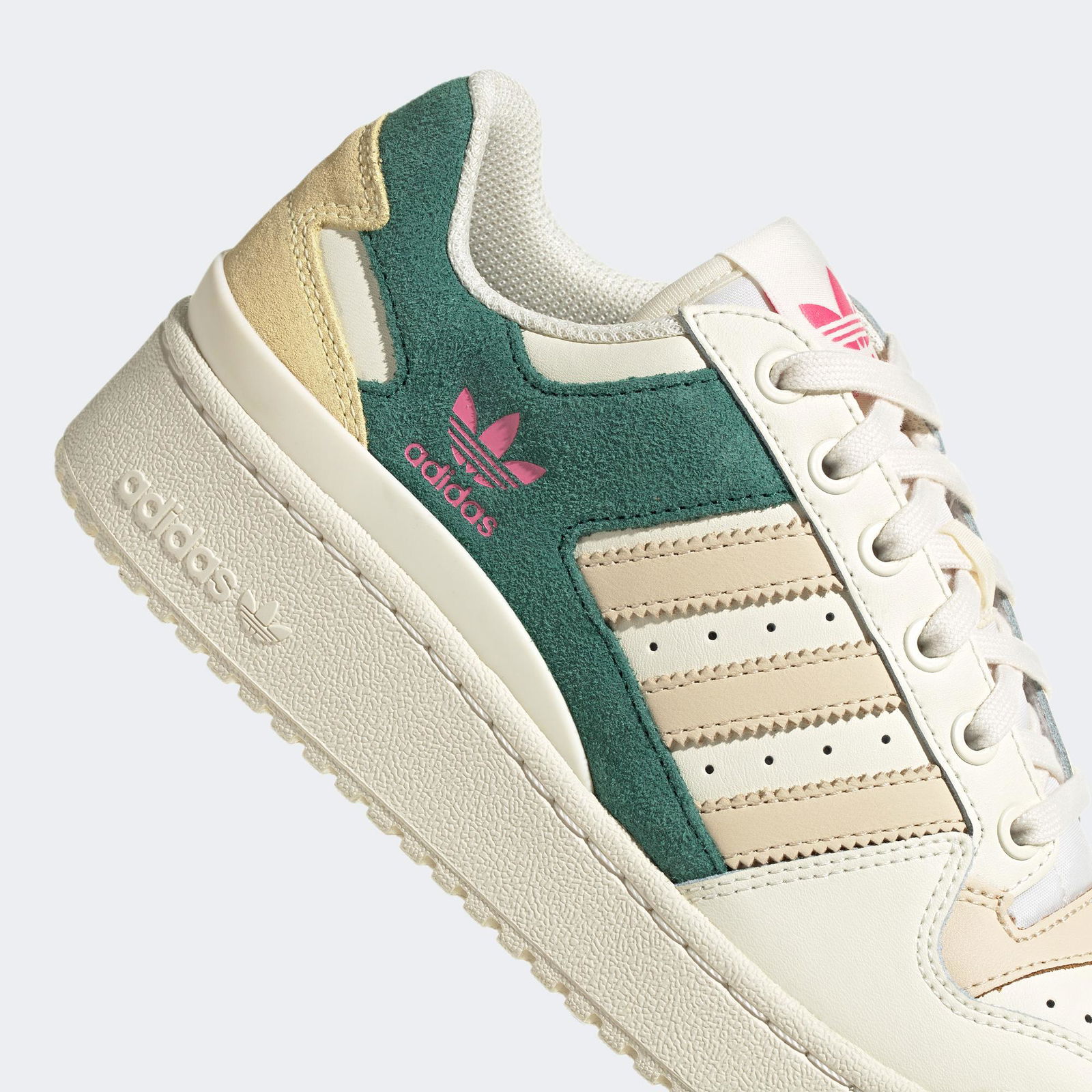 adidas Forum Bold Stripes Kadın Krem Rengi Sneaker