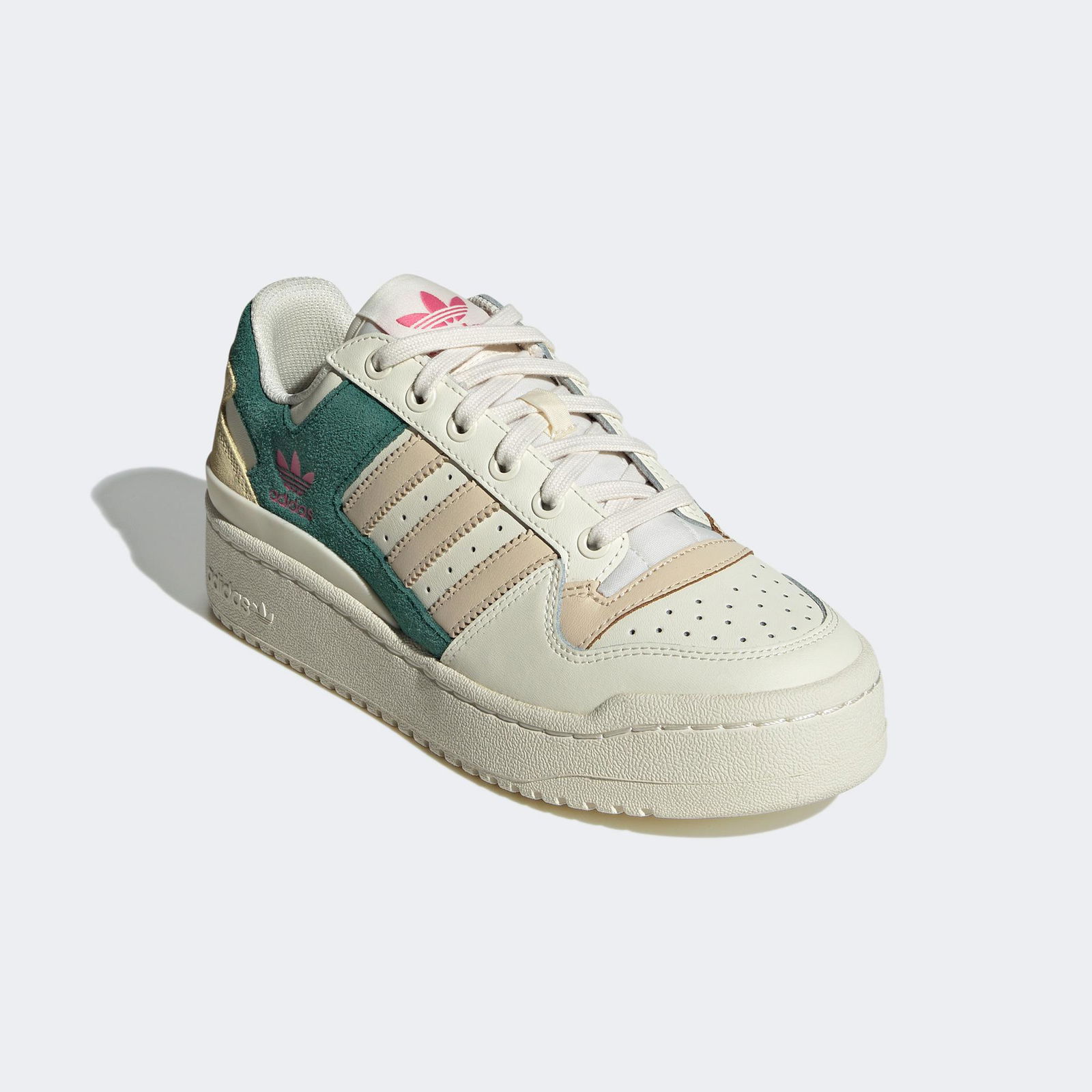 adidas Forum Bold Stripes Kadın Krem Rengi Sneaker