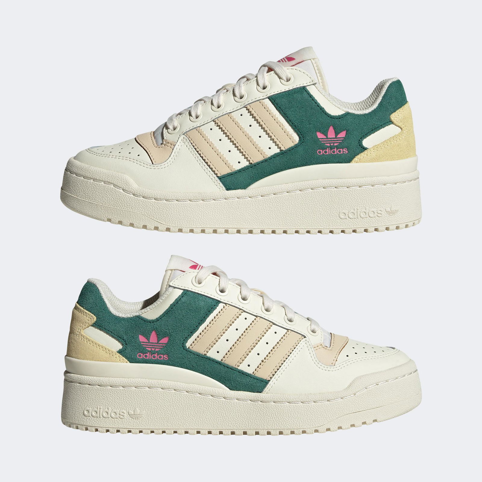 adidas Forum Bold Stripes Kadın Krem Rengi Sneaker