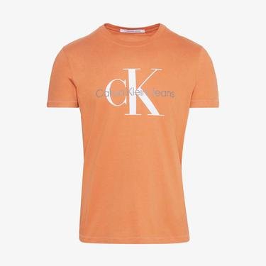  Calvin Klein Jeans Seasonal Monologo Erkek Turuncu T-Shirt