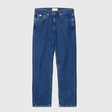  Calvin Klein Jeans 90'S Straight Erkek Mavi Pantolon