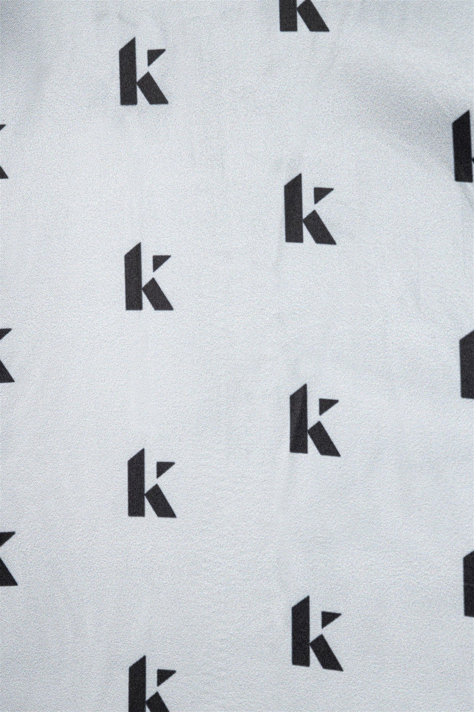 Khela The Label Kadın Logo Desen Uzun Tulum Gri