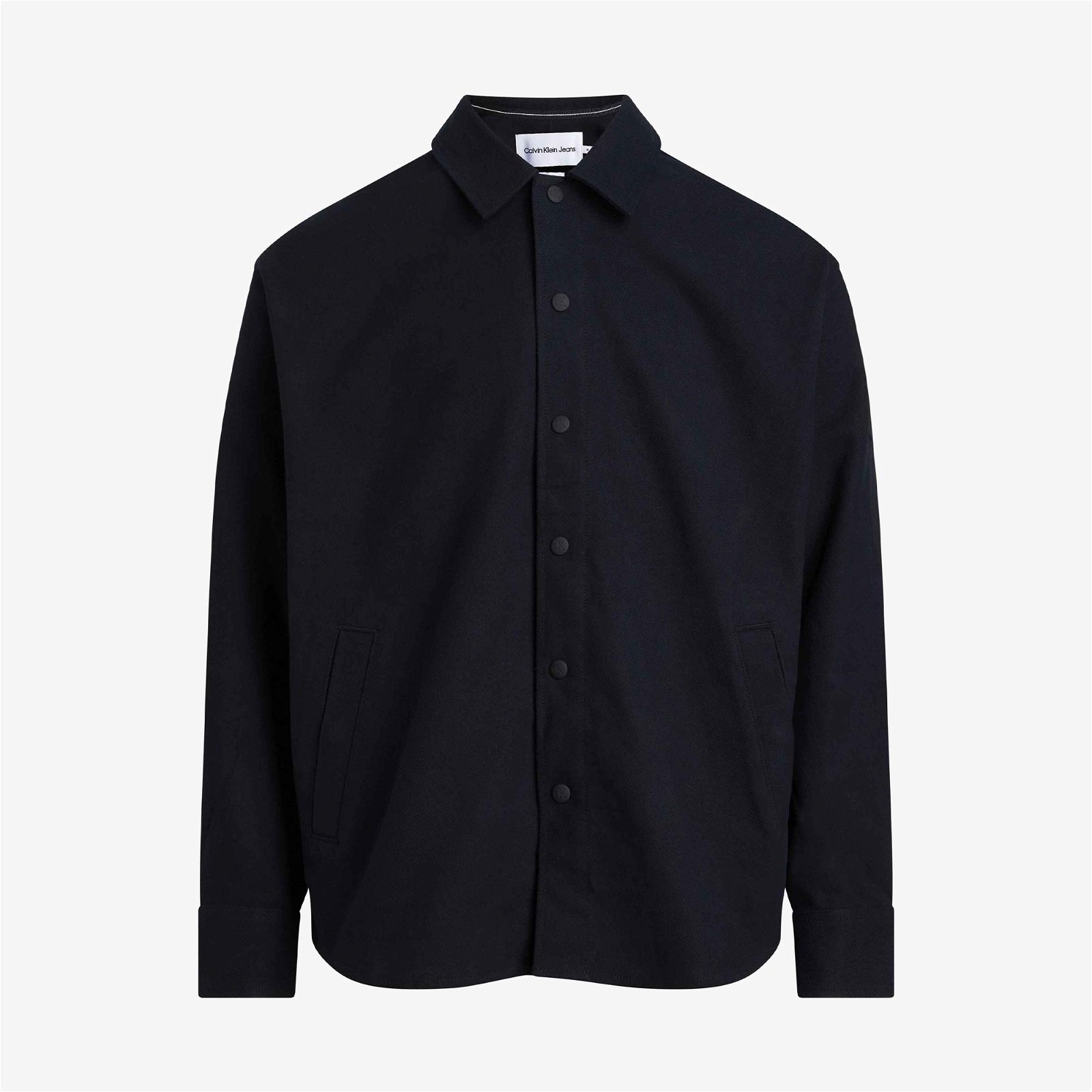 Calvin Klein Jeans Premium Essentials Erkek Siyah Gömlek