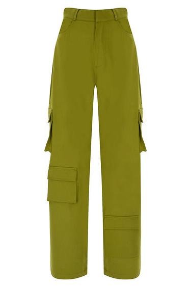  Wabi Sabi Kadın Yeşil Vento Pantolon