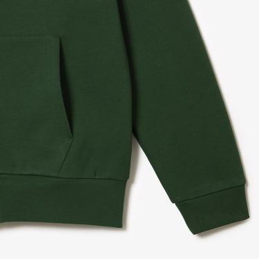  Lacoste Erkek Classic Fit Fermuarlı Yeşil Sweatshirt