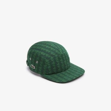  Lacoste Unisex Monogram Yeşil Şapka