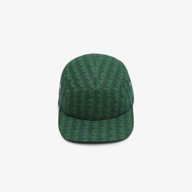  Lacoste Unisex Monogram Yeşil Şapka