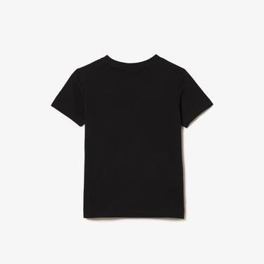  Lacoste Çocuk Siyah T-shirt