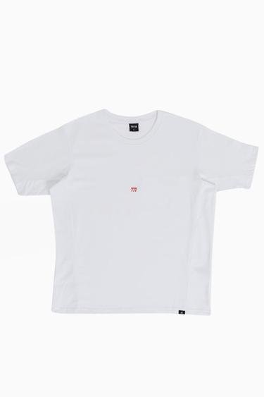  For Fun 777 Erkek Beyaz T-shirt