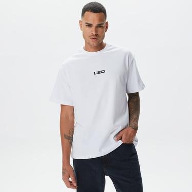  Leo Lunatic Service Erkek Beyaz T-Shirt
