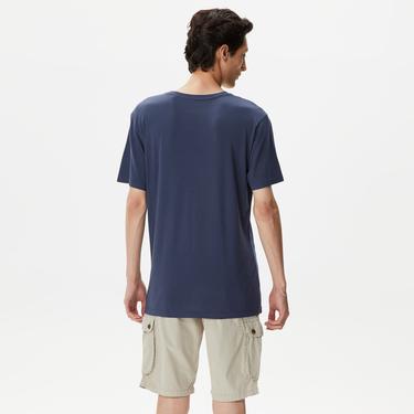  Superfly Erkek Lacivert Günlük T-Shirt