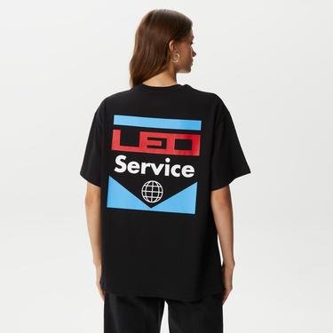  Leo Lunatic Service Erkek Siyah T-Shirt