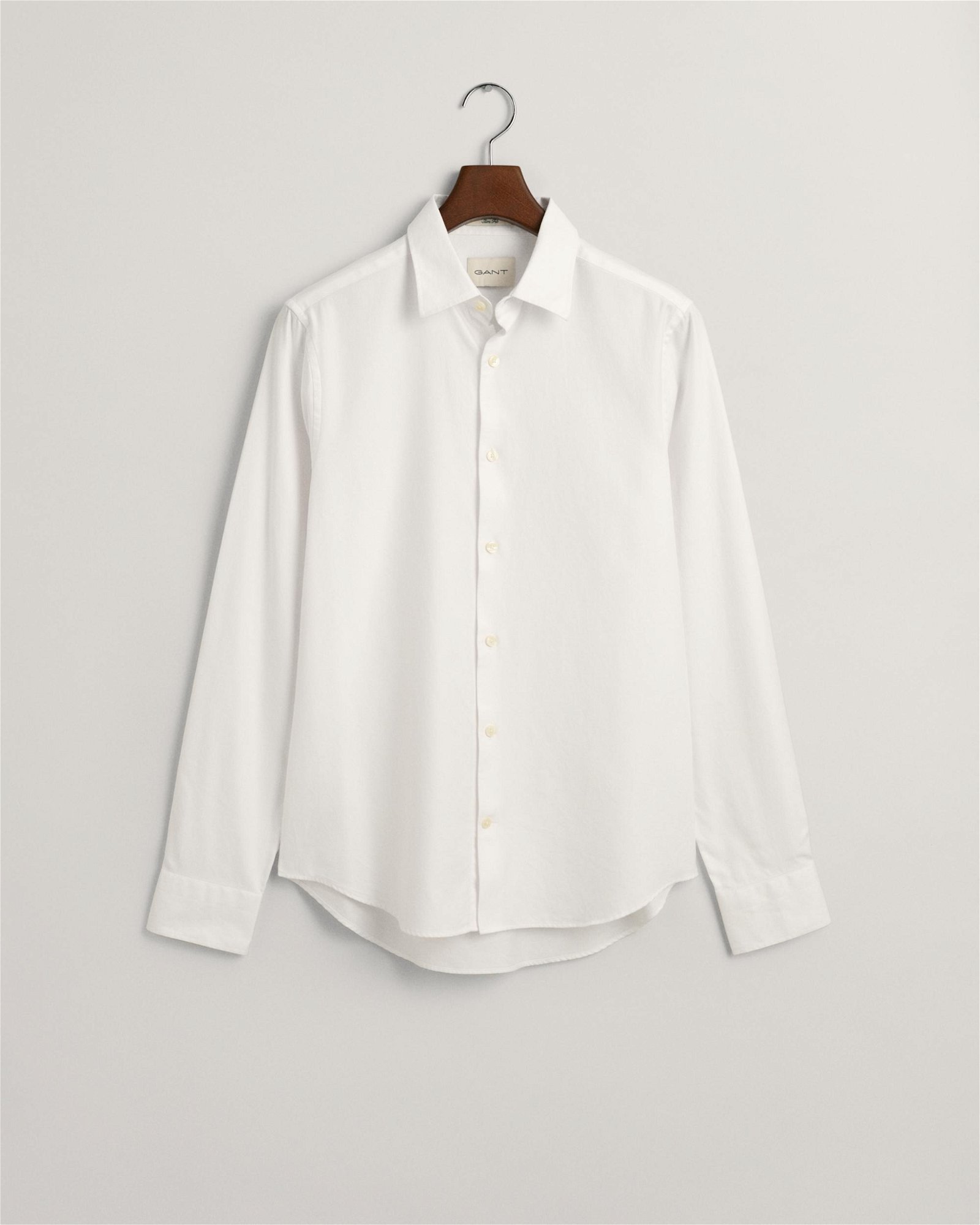 GANT Erkek Beyaz Slim Fit Klasik Yaka Gömlek