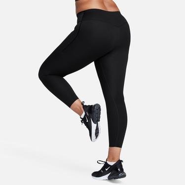  Nike Dri-FIT Universa Mid Rise 7/8 Kadın Siyah Tayt