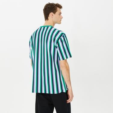  Karl Kani Signature Pinstripe Erkek Renkli T-Shirt