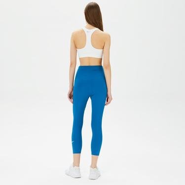  Nike One Dri-FIT High Rise Crop Kadın Mavi Tayt