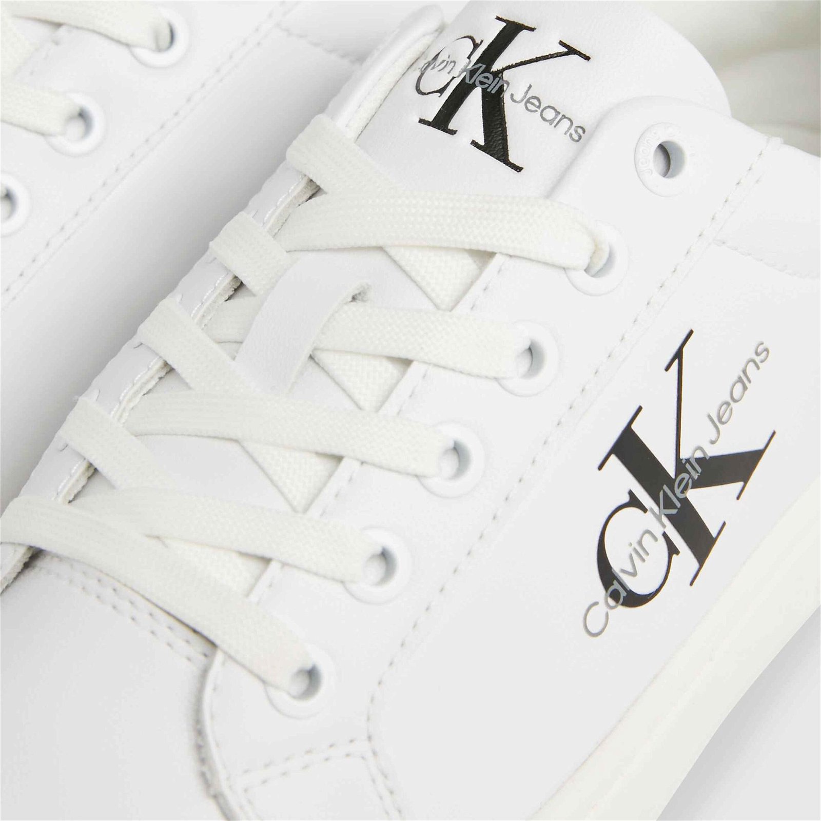 Calvin Klein Jeans Classic Cupsole Laceup Kadın Beyaz Sneaker