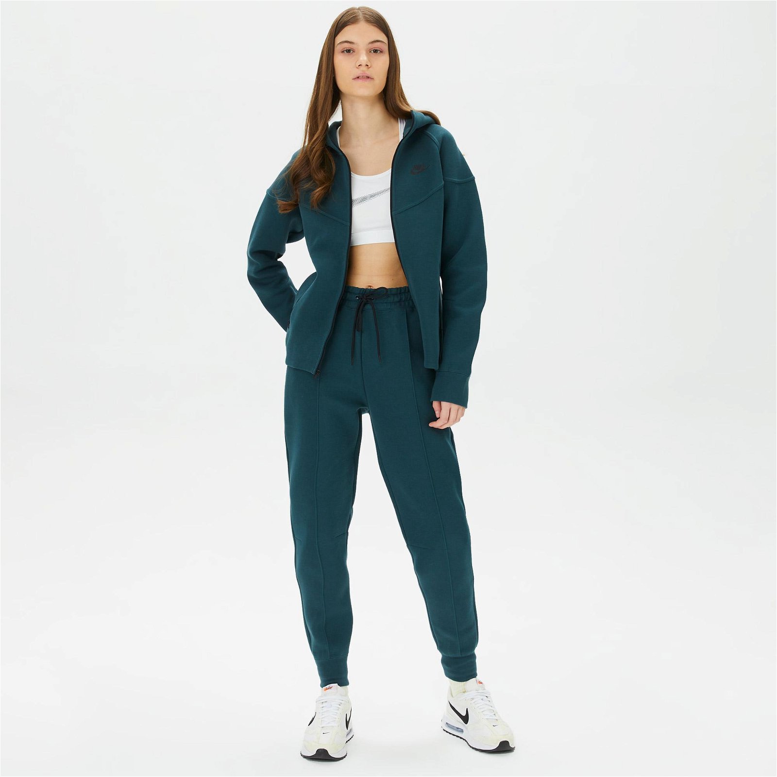 Nike Sportswear Tech Fleece Kadın Yeşil Eşofman Altı