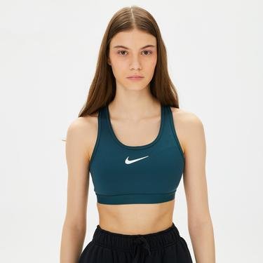  Nike Dri-FIT Swoosh High Support Kadın Yeşil Bra