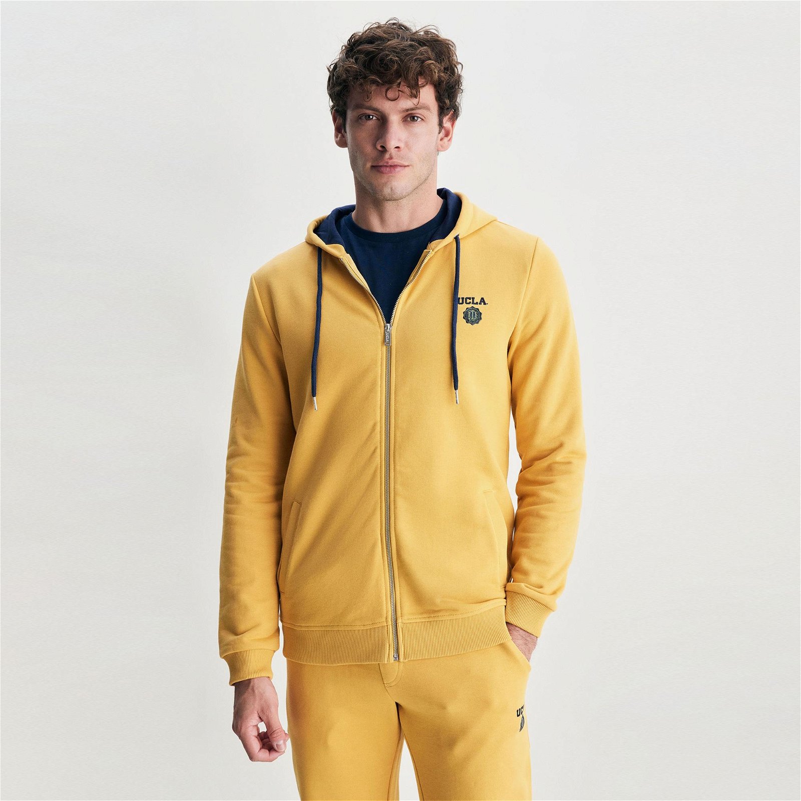 Ucla Hilgard Erkek Sarı Sweatshirt