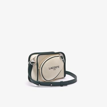  Lacoste Heritage Unisex Krem Postacı Çantası