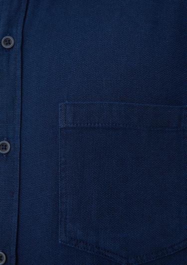  Mavi Lacivert Gömlek Slim Fit / Dar Kesim 0210357-10241