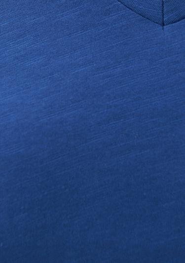  Mavi Cepli Lacivert Basic Tişört Loose Fit / Bol Rahat Kesim 1600961-30808