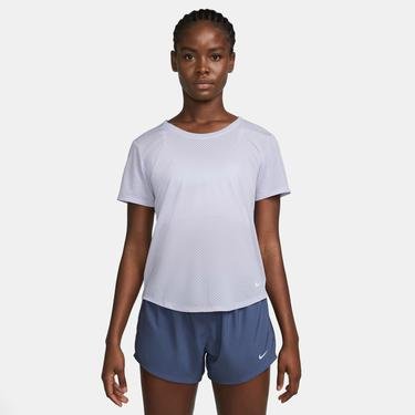  Nike One Dri-Fit Breathe Top Kadın Mor T-Shirt
