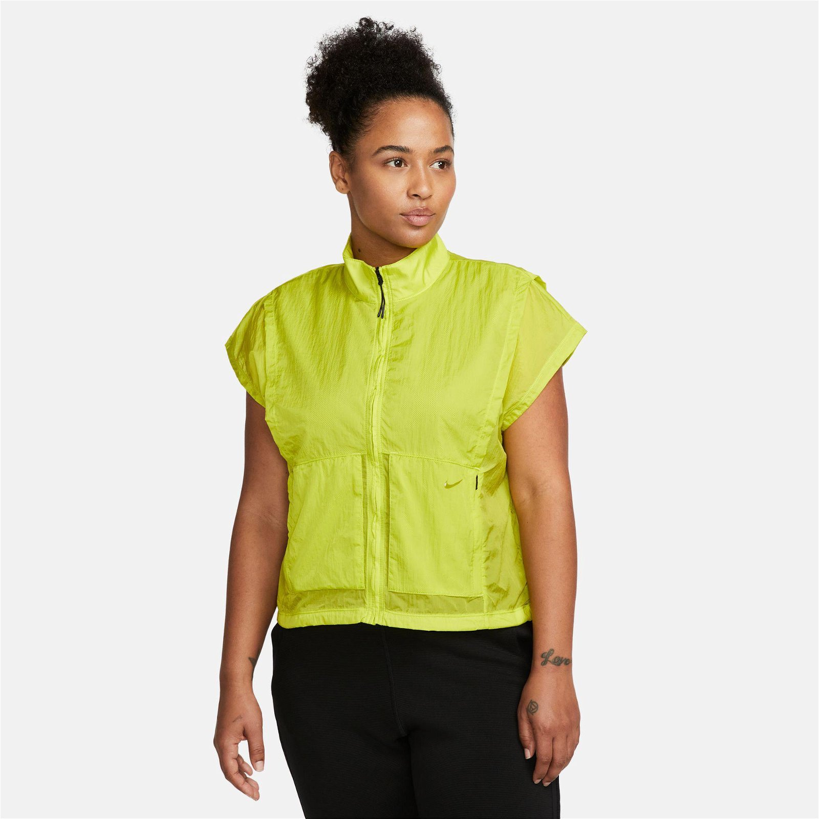 Nike Repel Kadın Sarı Ceket