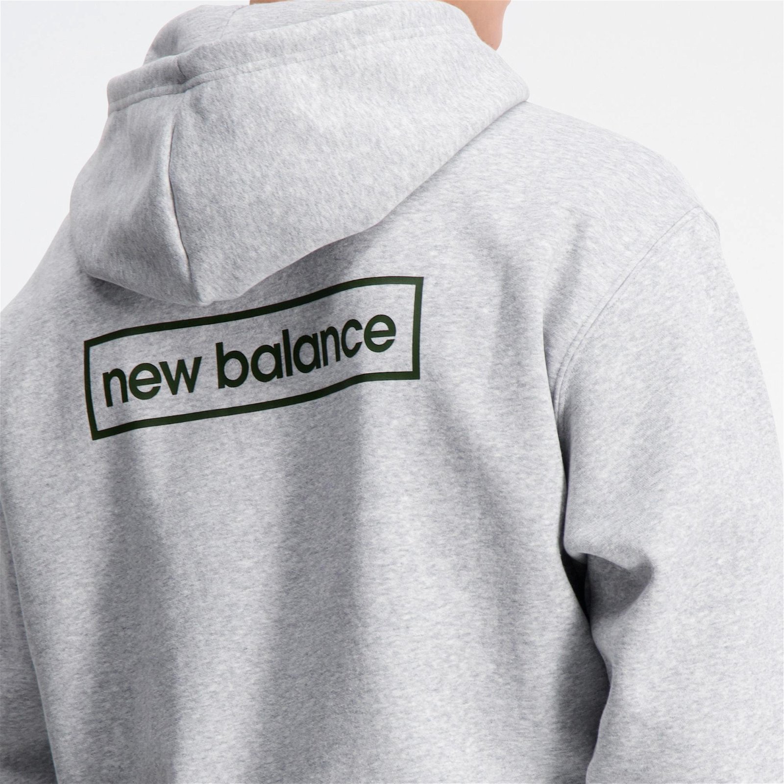 New Balance Essentials Winter Unisex Gri Sweatshirt