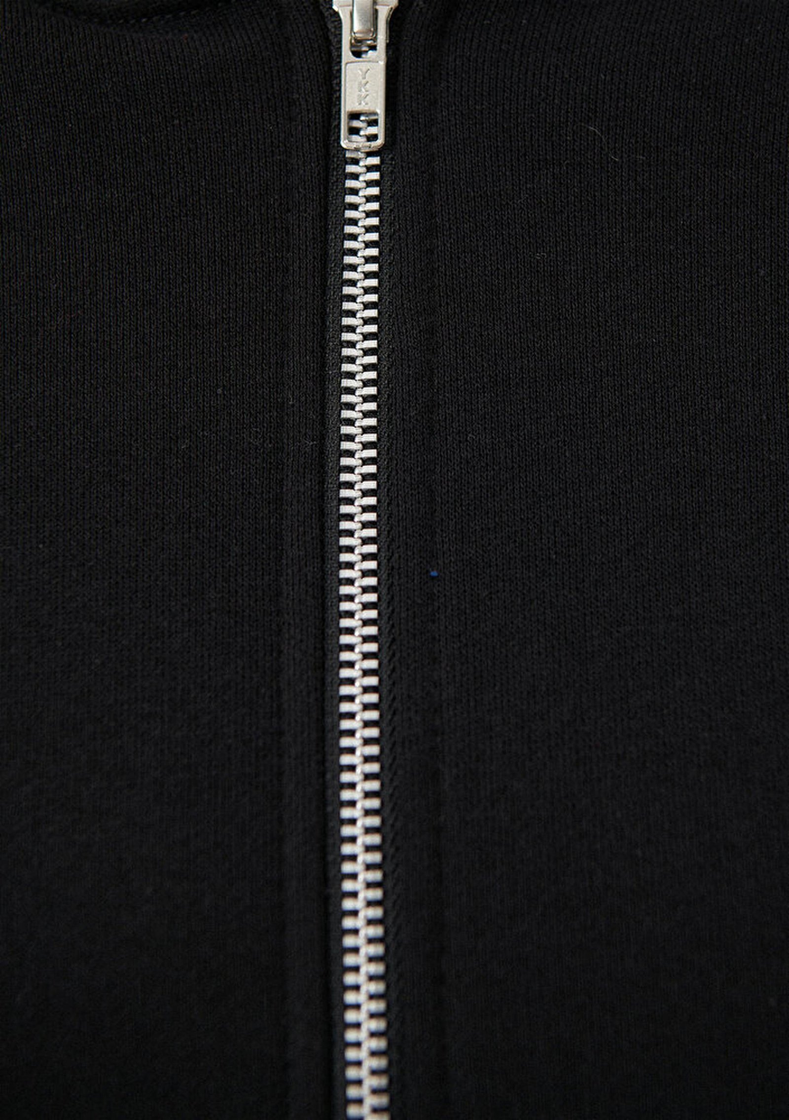 Mavi Fermuarlı Kapüşonlu Siyah Basic Sweatshirt 1611775-900