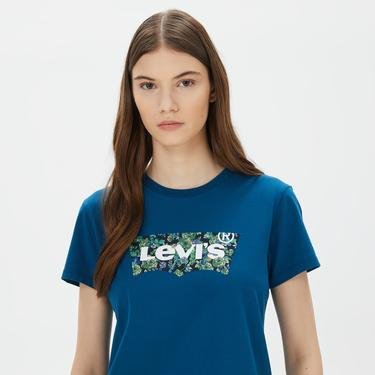  Levi's The Perfect Kadın Yeşil T-Shirt