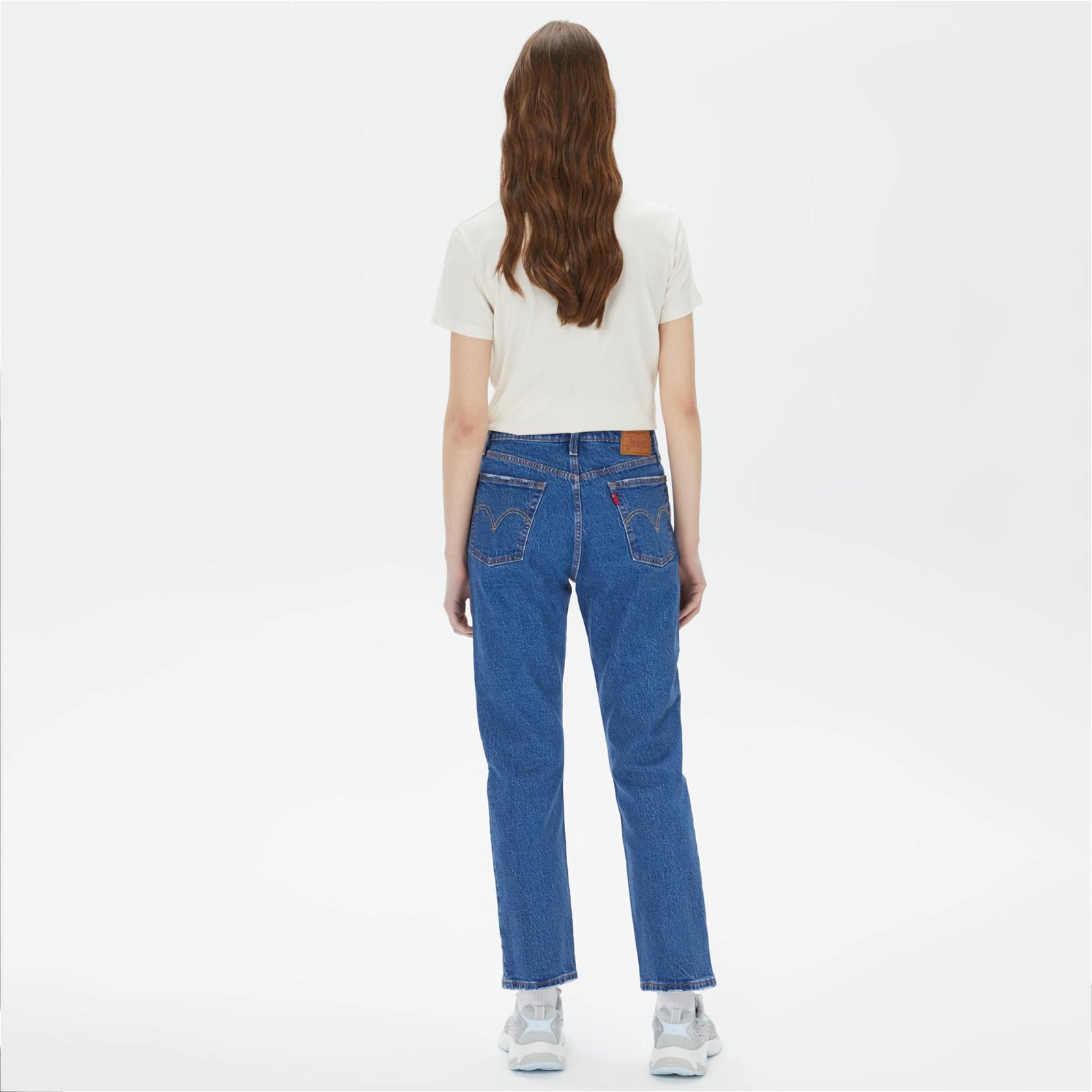 Levi's 501 Crop Jazz Pop Kadın Mavi Jean