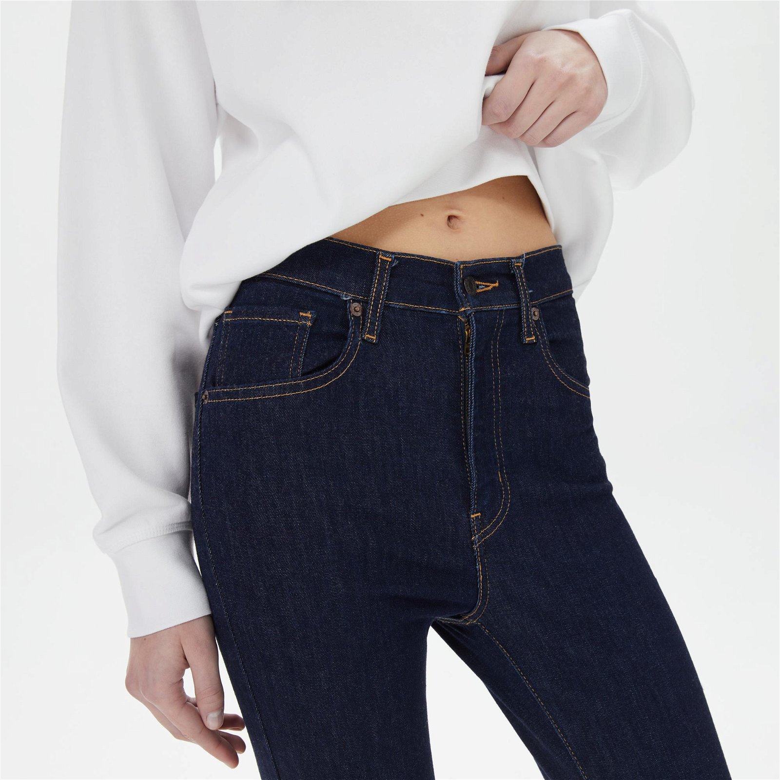 Levi's Mile High Super Skinny Top Shelf Kadın Lacivert Jean