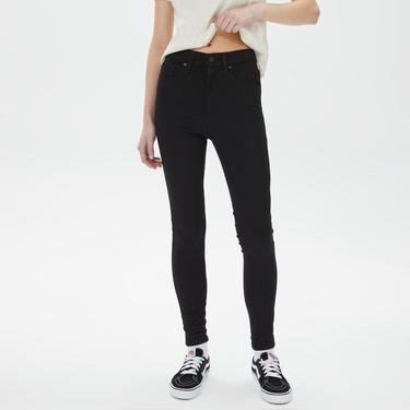  Levi's Mile High Super Skinny Top Shelf Kadın Siyah Jean