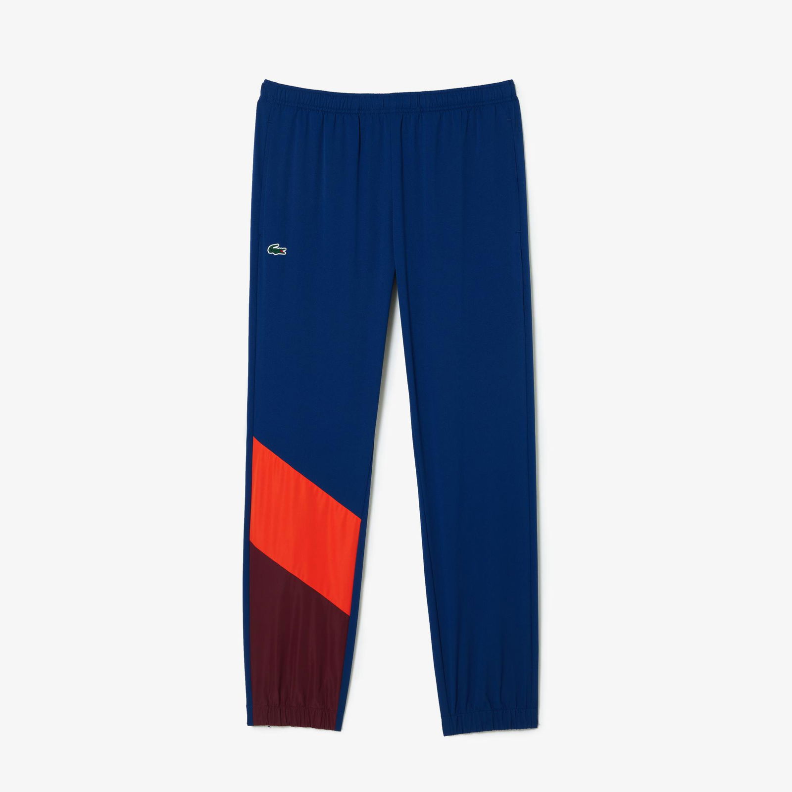 Lacoste SPORT Erkek Regular Fit Uzun Kollu Renk Bloklu Mavi Eşofman Takımı