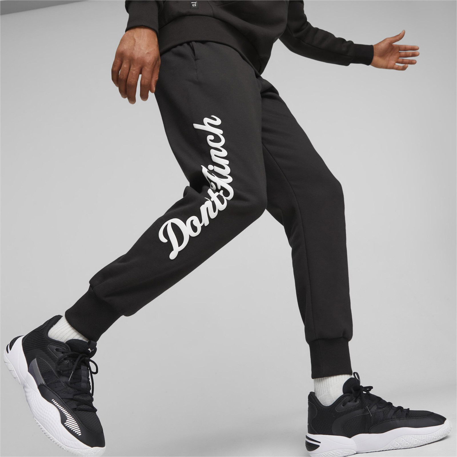Puma Dylan Erkek Siyah Eşofman Altı