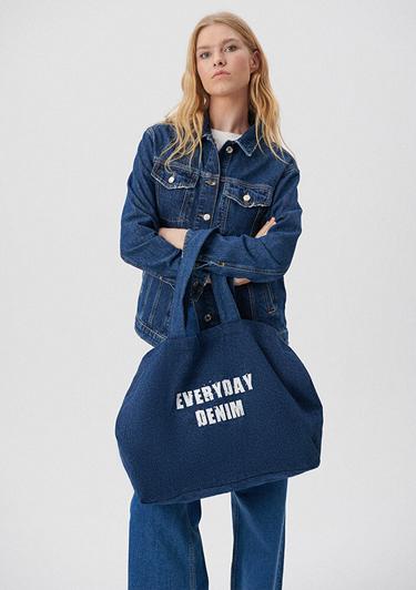  Mavi Everyday Denim Omuz Çantası 1911312-34710